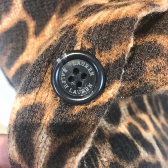 LAUREN Ralph Lauren Plus Size Animal Print Cardigan - Picture 7 of 14